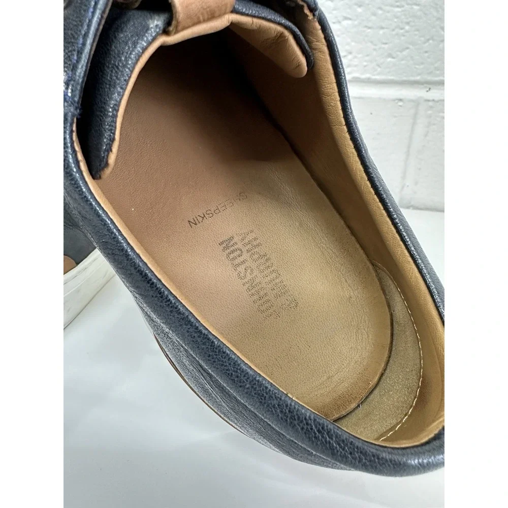 Johnston & Murphy Men's Banks Lace-To-Toe Retro Style TruFoam Navy -‎ Size 12M